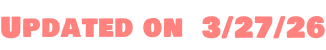 Updated on  3/27/26
