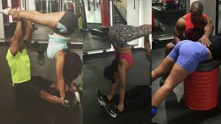 Cyn Santana Sexy Gym Workout Video