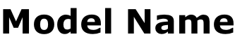 Model Name